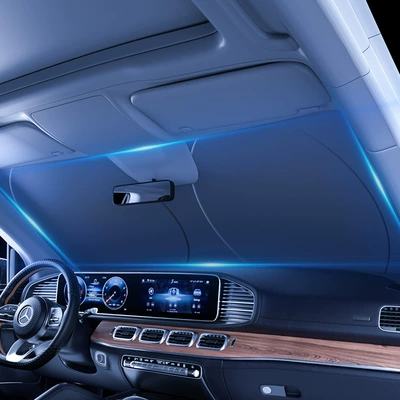 of the Car, Double-Ring Silver-Coated Sunshade – Sun shade