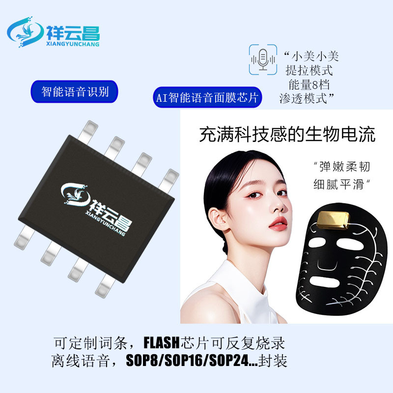 Ai Intelligent Facial Mask Voice Solution Development Microcurrent Massage Offline Control Chip Intelligent Voice Solution