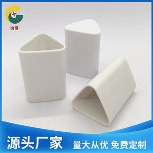 70000 White Abs Thick-Walled Triangular Outer Cover Mini Spray Bottle Outer Cover Vacuum Acrylic Bottle Cap in Stock