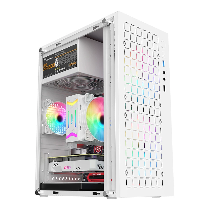 九尾狐 H6 computer machine box table MATX motherboard business office DIY shell ITX thick board