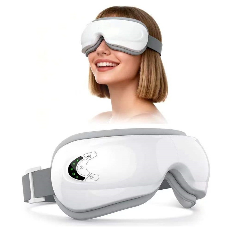 Cross-Border Eye Massager Vibrating Eye Massager Hot Compress Eye Protection Device Air Pressure Eye Massager Shenzhen Factory