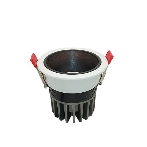 Deep COB embedded LED anti-glare spotlights for home wholesale without main light corridor entrance spotlight hotel wall washing spotlights