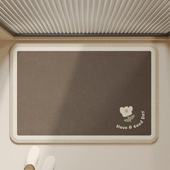 珪藻泥マット家庭用トイレドア汚れ防止マットトイレドア浴室吸水足マット