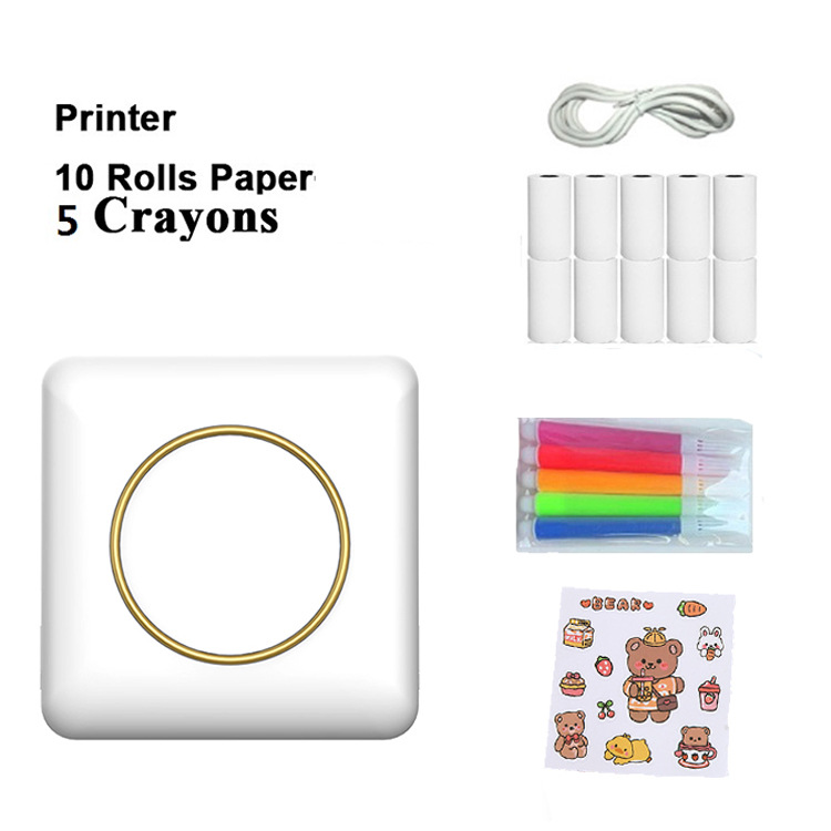 Nueva C20 mini pregunta incorrecta impresión térmica etiqueta adhesiva de mano hogar foto impresora bolsillo pequeño