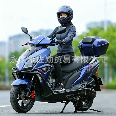 Chinese National IV standard electric-injection 150cc water-cooled fuel-assisted scooter for transportation
