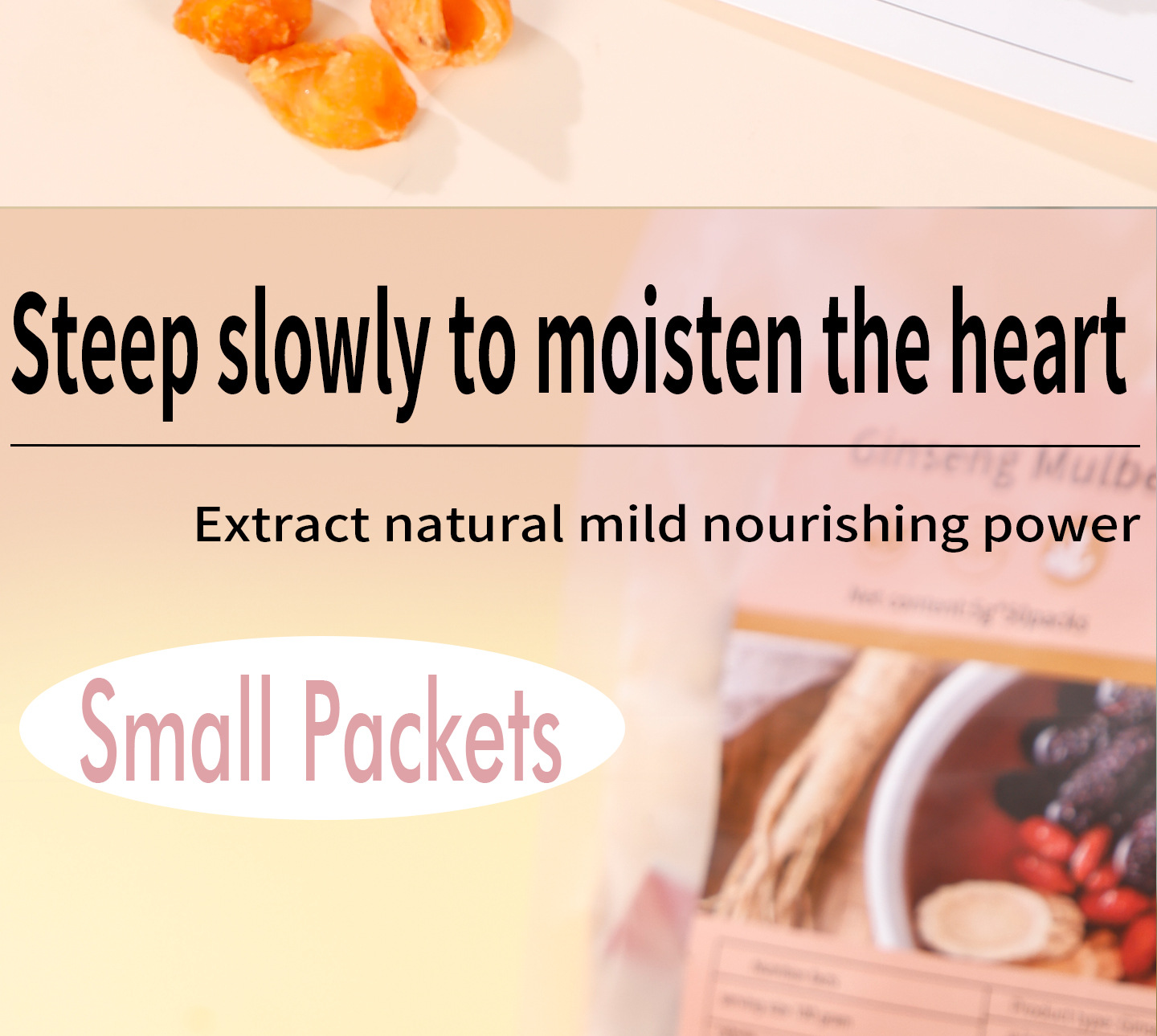 Ginseng Black Goji Mulberry Red Date Longan Wellness Tea Bags 25 Pack Sugar Free Herbal Tea key features