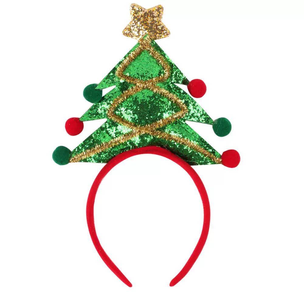 Children's hairgrip with bow, Christmas headband, cute hair accessory, European style, dress up