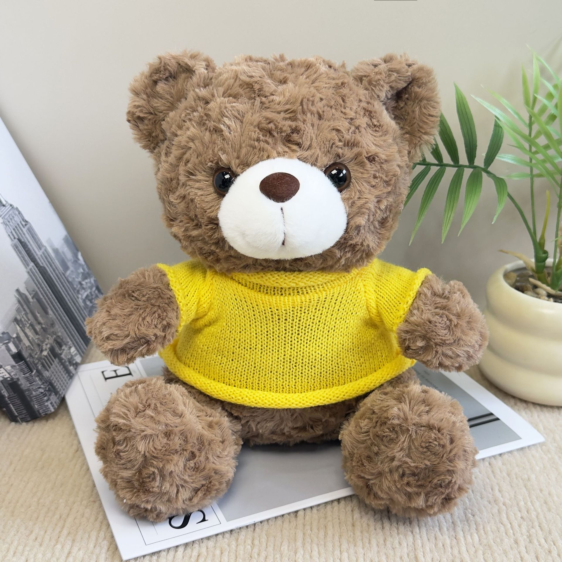 Osos de peluche abrazar osos muñecas muñecas agarrar muñecas regalo para niños impresión LOGO regalo juguetes de peluche