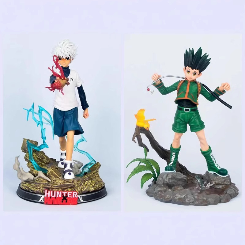 Hunter Fans Kojie Kojima Beating Enemy Gk Statue Animation Figure Model