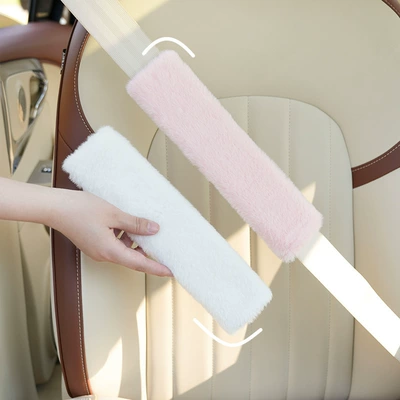 Car Soft Anti-Strangle Protective Cover — Seat belt shoulder pad