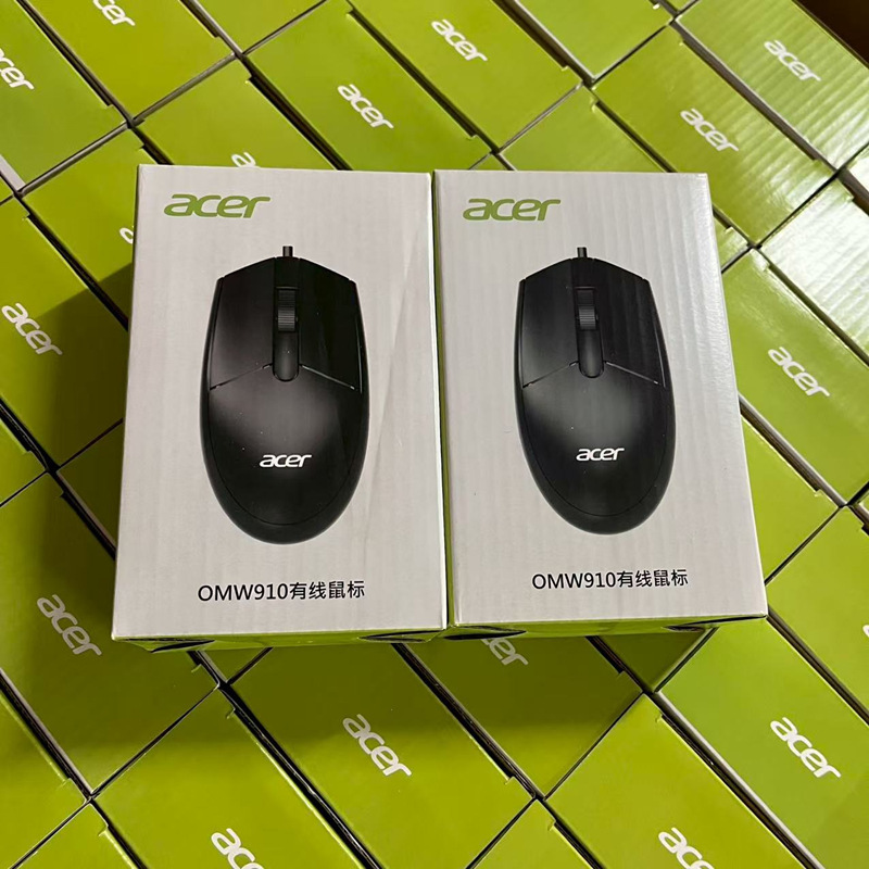 In-Stock Wholesale Supply of Acer 910 Wired Bass Mouse USB Desktop Laptop All-In-One Business Model