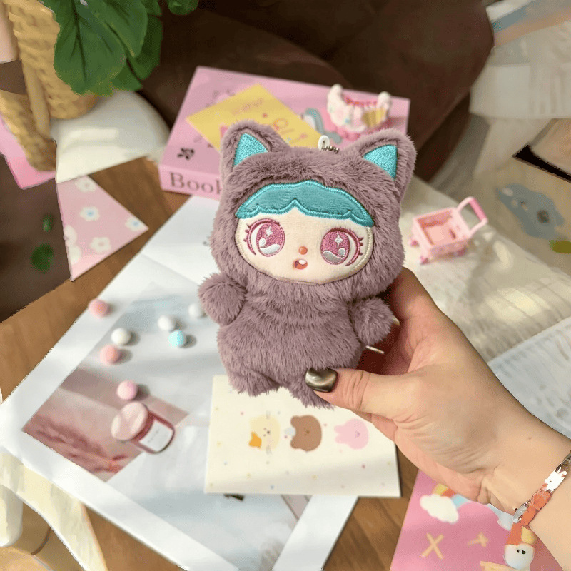 New Cute Chihuahua Squeaky Plush Toy Pendant Bag Keychain Super Adorable Pendant Small Toy Wholesale