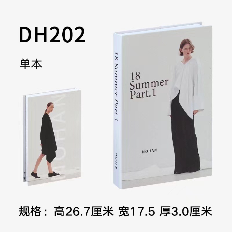 Libros falsos plegables estilo nórdico/INS, props de fotografía, decoración suave, muestra de fábrica