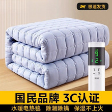 2025新款電熱毯水暖雙人電褥子單人水循環家用單雙控調溫加熱坐墊
