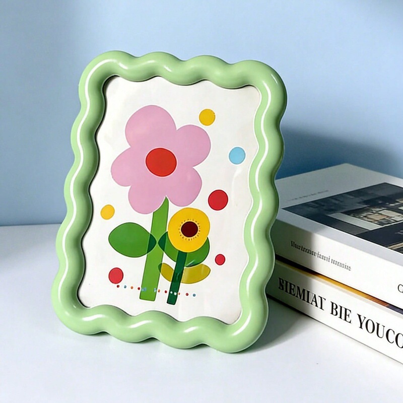 Cross-Border Hot-Selling Cream-Style Creative Photo Frame Office Desktop Wedding Display Stand Simple Acrylic Photo Frame Cross-Border Hot-Selling Cream-Style Creative Photo Frame Office Desktop Wedding Display Stand Simple Acrylic Photo Frame