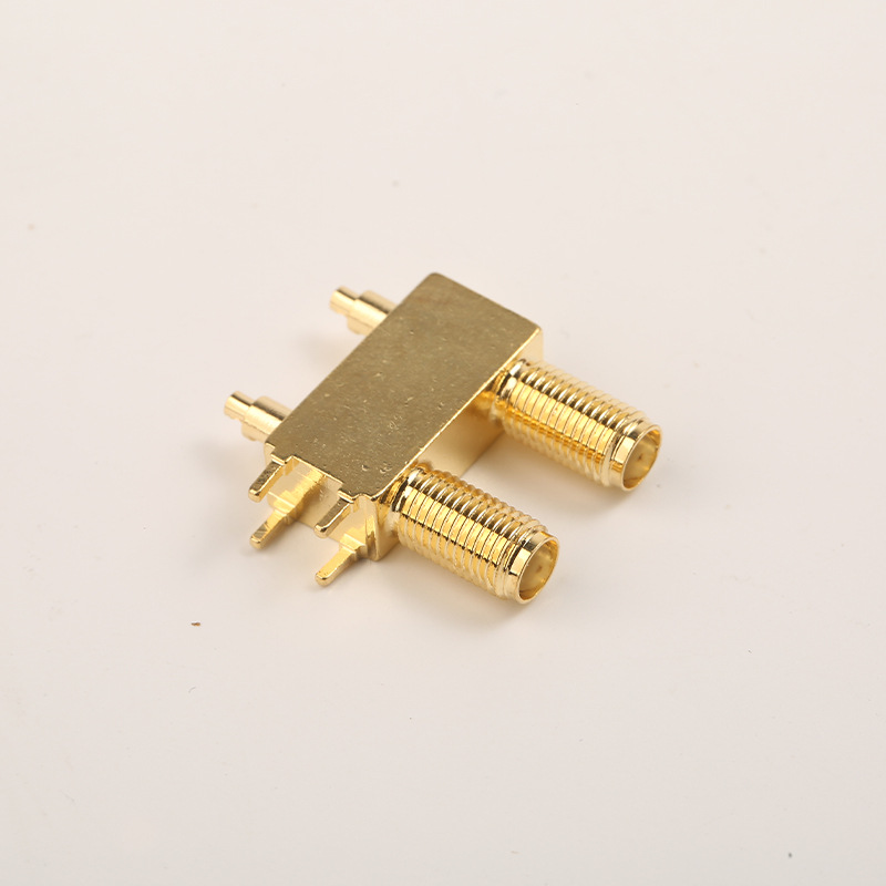 Conector coaxial de RF SMA-KWE0.9 conector de doble tornillo conector