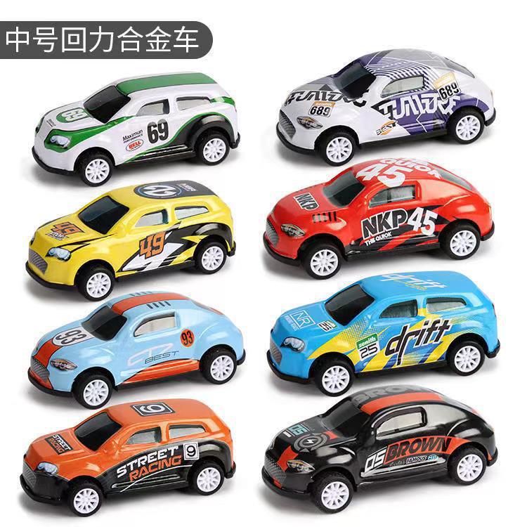 Coches de aleación mini coches de juguetes para niños al por mayor puestos de carga de azúcar modelo de automóvil de simulación