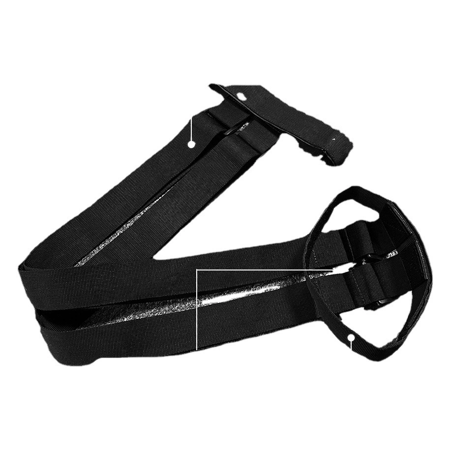 Ремень для переноски лыж и сноубордов для трансграничной электронной коммерции, портативный ремень для крепления двух досок, ремень для снегоходов и сноубордов, регулируемый и портативный.