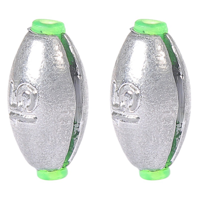 Wholesale fishing gear fishing supplies green rubber plug opening does not hurt the line lead drop fast lead fast competitive lead Japanese lead