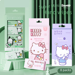 Officially Licensed Sanrio Baby Hand Mouth Wipes Mini Outdoor Portable Baby Children Home Wipes