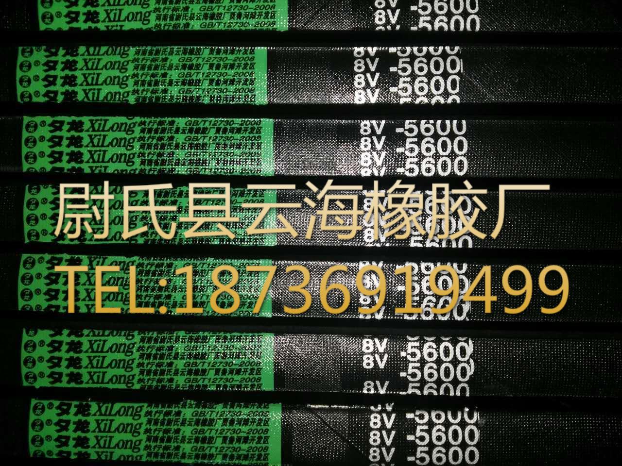 8V-5600窄V带 8V三角带 机械设备用三角带 矿山设备用8V三角带