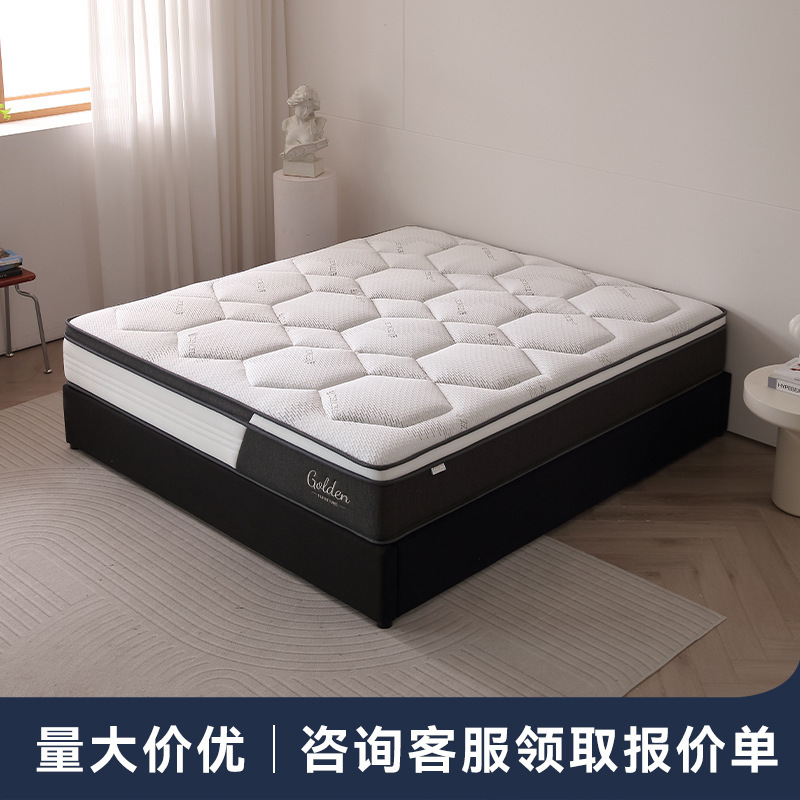 厂家推荐五星级酒店床垫软硬适中护脊静音独立弹簧席梦思床垫批发|undefined