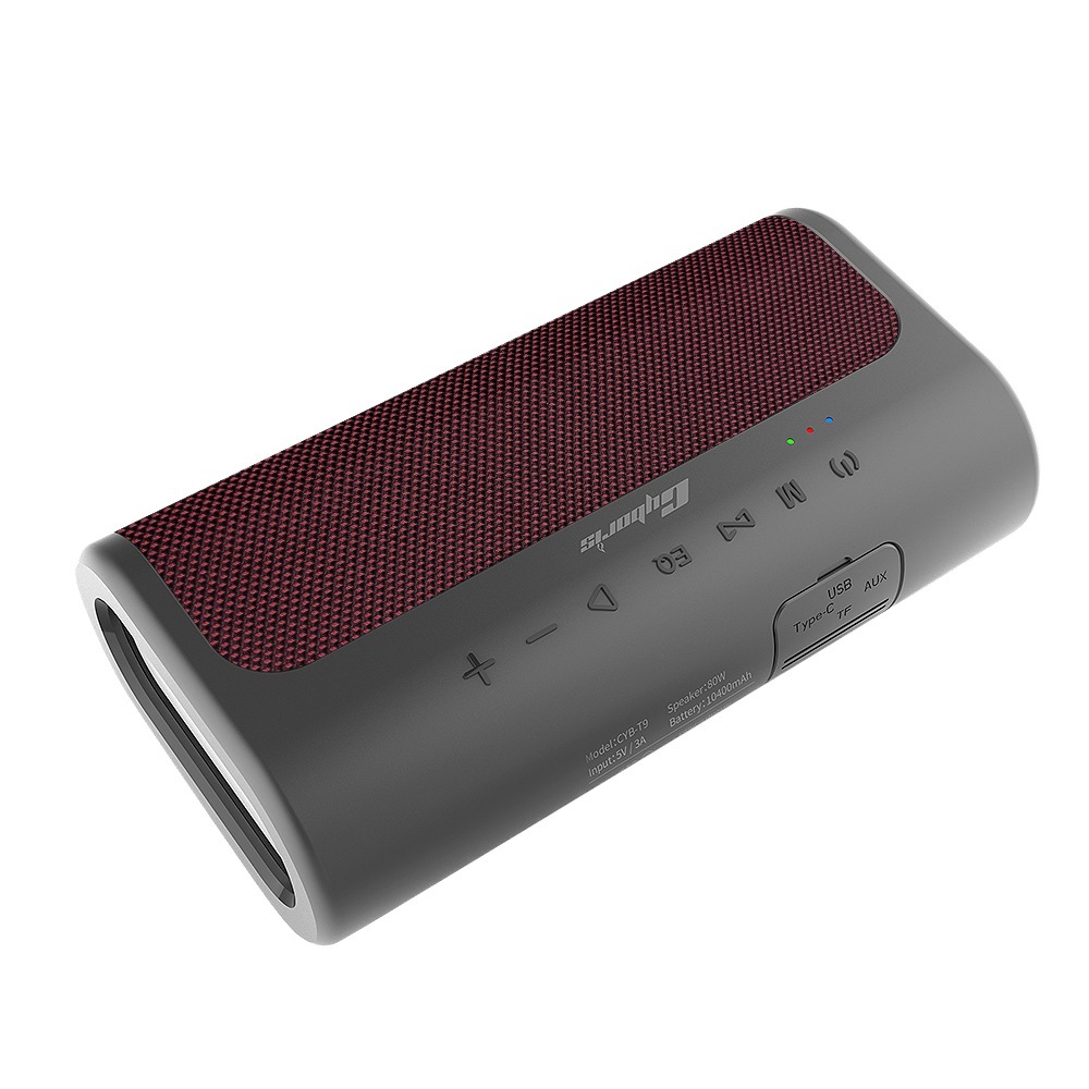 Saiboris 80W de alta potencia DSP subwoofer inalámbrico portátil TWS al aire libre Bluetooth altavoz transfronterizo