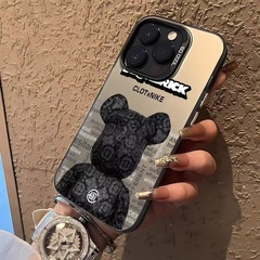 暴力熊はApple 16 Plus、15 Pro、iPhone 14、トレンディでクールな13 Pro、17の携帯電話ケースに適しています。