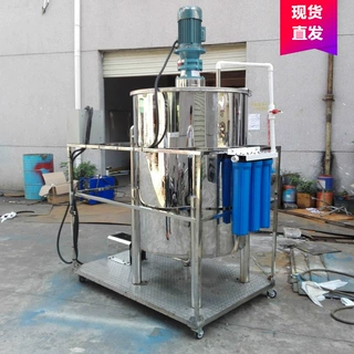 惠州直销5.5kw立式加热搅拌罐 不锈钢胶水混合桶 化工用搅拌机