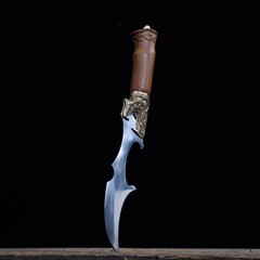 手工鍛打剔骨刀龍泉市家用鋒利小刀廚師刀水果刀分割刀具批發代發