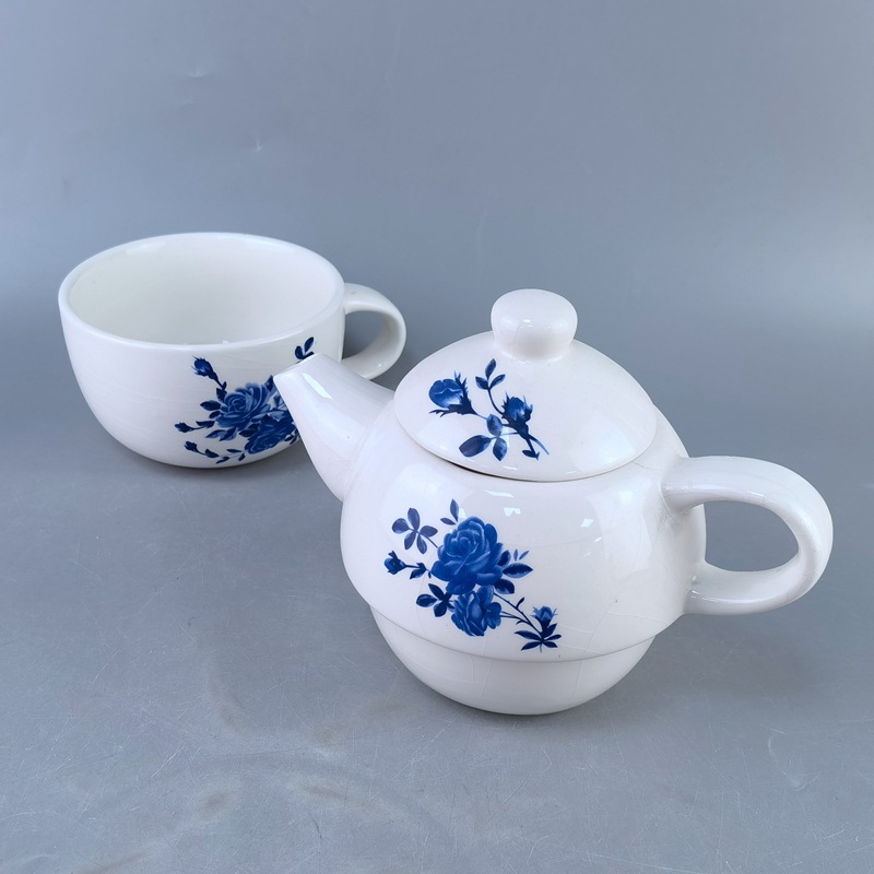 Cerámica vajilla materna tetera una sola tetera serie de taza de té de la tarde una tetera taza tetera juego de regalos de taza de té para niñas