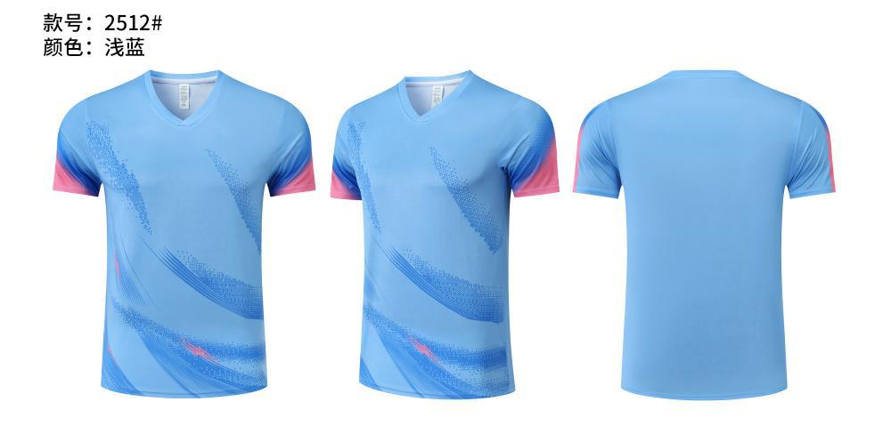 Set de bádminton de secado rápido, ropa de entrenamiento de voleibol de tenis de mesa transpirable para hombres y mujeres, se puede imprimir en bordado image 7