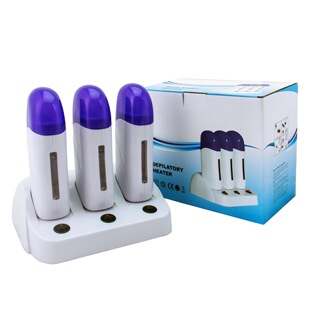 Roller Three-Seat Hair Removal Wax Machine, Hair Removal Wax Strip Heater, Hair Removal Wax Hot Wax Machine, Beauty Hair Removal Device