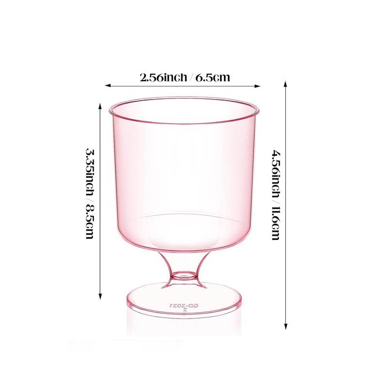 Vasos desechables transparentes para postres con tapa y cuchara, para gelatina y mousse