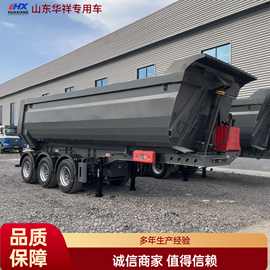 U型半挂车自卸车空气悬挂前桥提升3桥挂车跨境供应中亚非洲自卸车