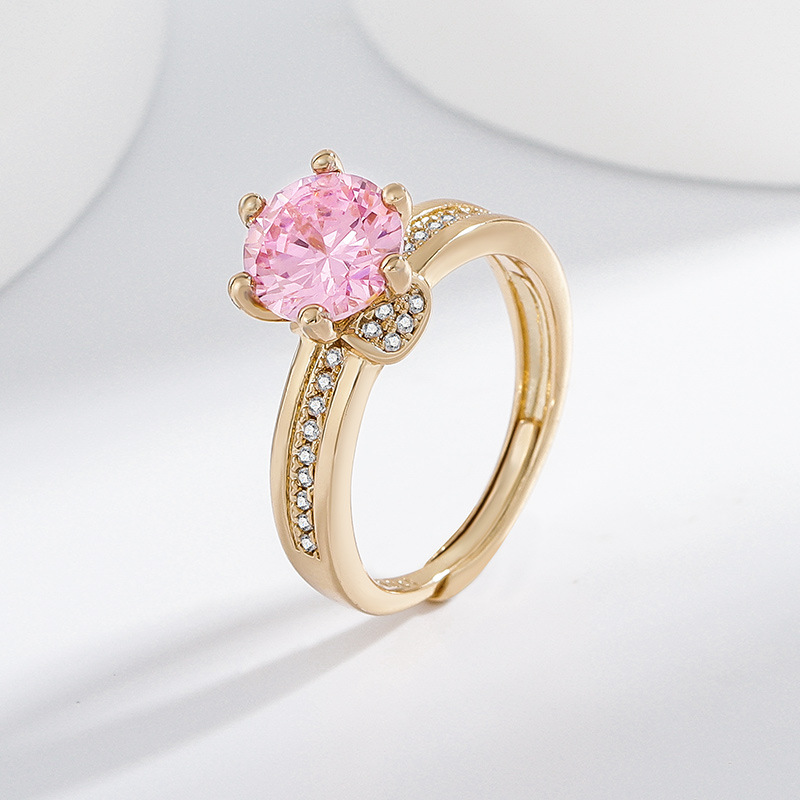All Seasons Season Women's Gender Wholesale Jewelry Elegant Modern Style Geometric Copper Adjustable Ring