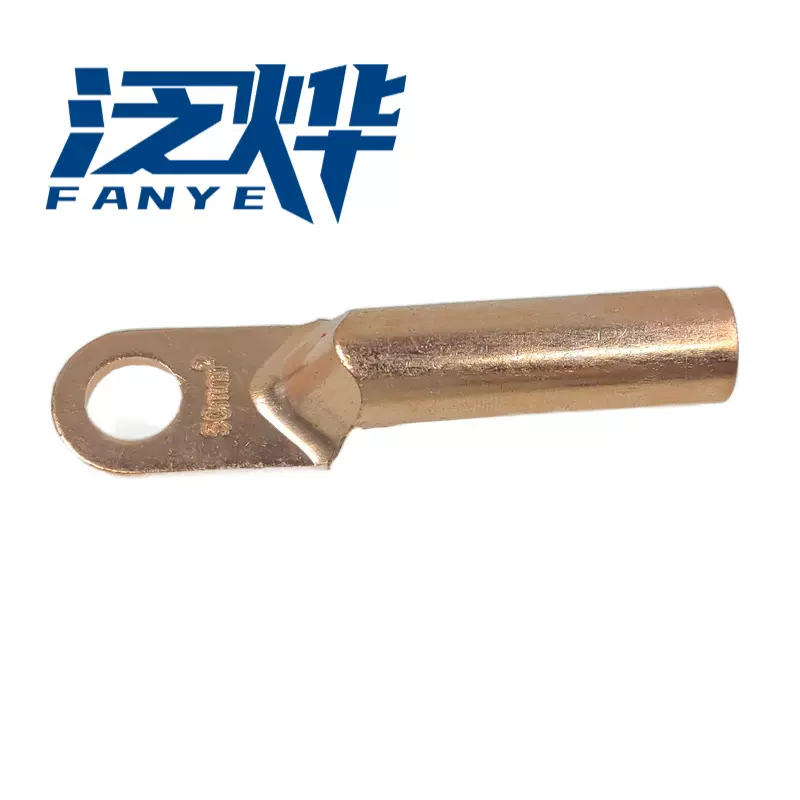 铜接线冷压裸端子铜鼻子DT全系列本色镀锡A线鼻子端头线耳铜线鼻