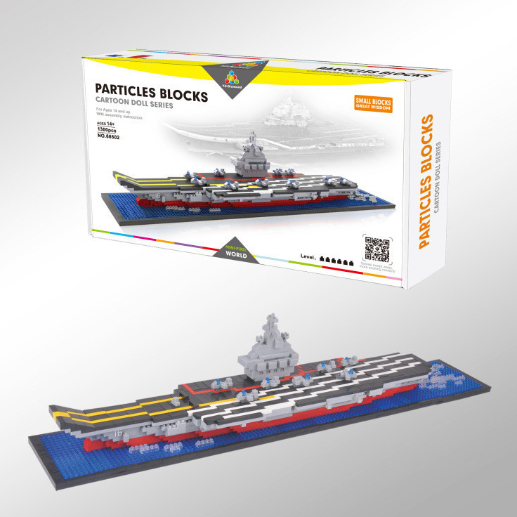 YZ pequeñas partículas ensambladas bloques de construcción Barco Pirata Titanic Liaoning 66501-66520 modelo