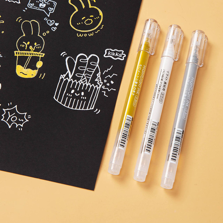 Heshuo 0445 high color value writing smooth student 0.8mm hand account DIY greeting card painting ST head high-gloss gel pen Heshuo 0445 high color value writing smooth student 0.8mm hand account DIY greeting card painting ST head high-gloss gel pen