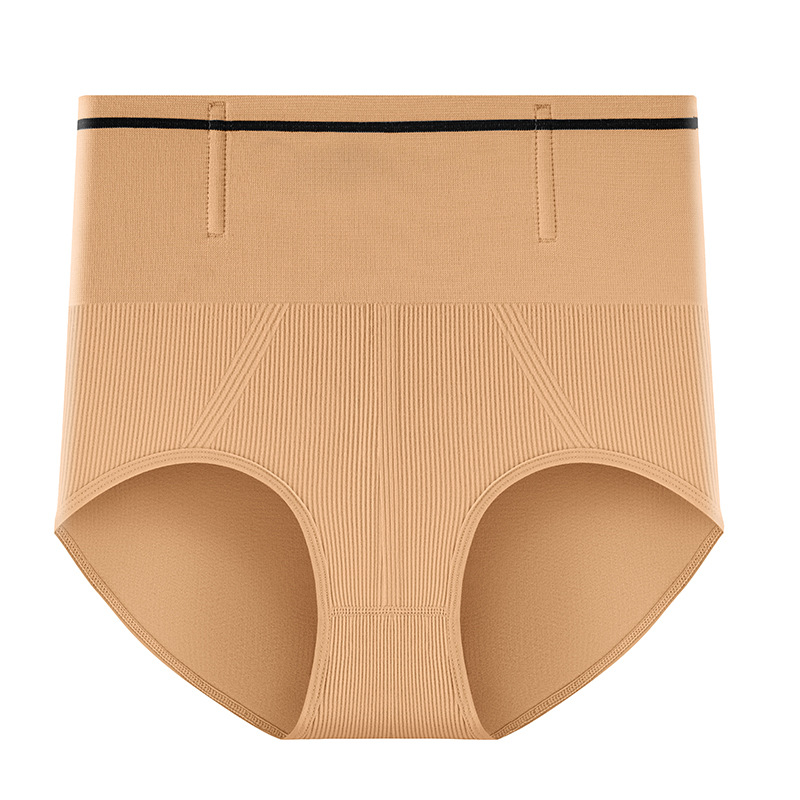 Ropa interior de cintura alta, abdomen, levantamiento de cadera, cintura moldeada fuerte posparto, entrepierna de algodón antibacteriano 9A, ropa interior de mujer transpirable de alta elasticidad