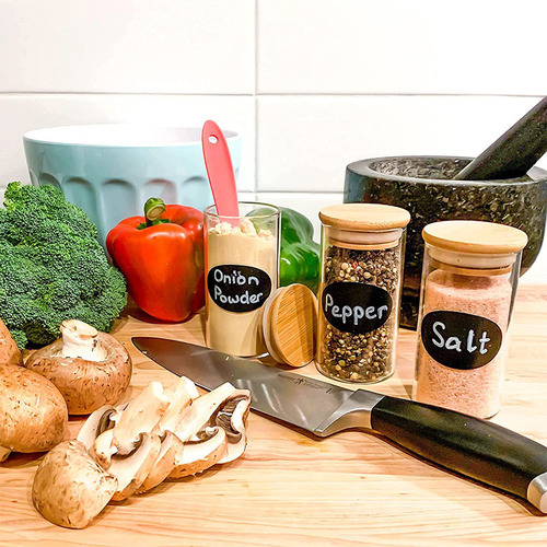 Amazon glass jar 12 set kitchen storage jar 200ml spice jar household spice jar full set of sealed jars