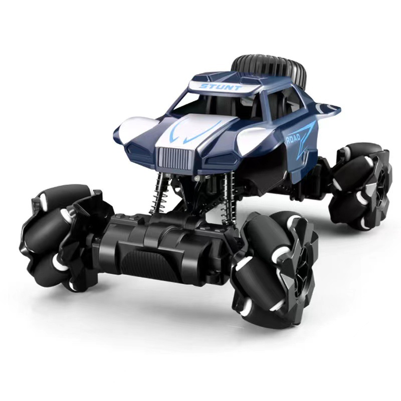 Transfronterizo niños eléctrico inalámbrico de control remoto coche de juguete truco todoterreno vehículo horizontal deriva con luz de nueve vías al por mayor
