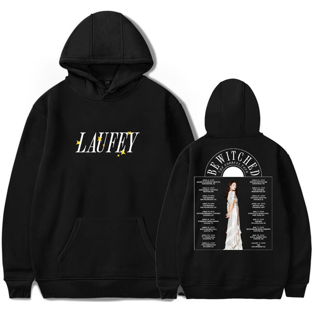 Laufey Print Hoodie Bewitched The Goddess Tour Merch Women