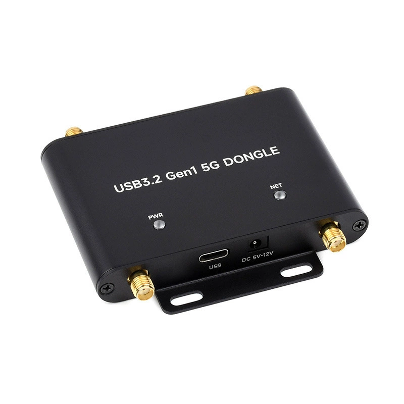 Плата расширения 5G донгл с четырьмя антеннами — интерфейс USB3.2, корпус из алюминиевого сплава, поддержка M.2 Key B