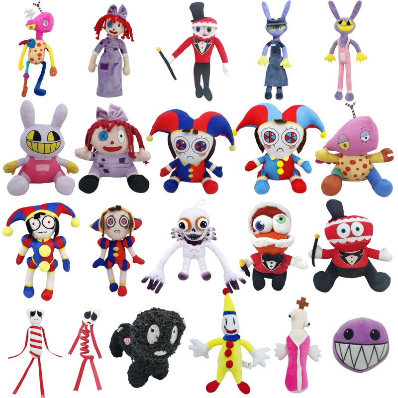 Cross-border magic digital circus plush toy the amazing digital circus Doll Doll