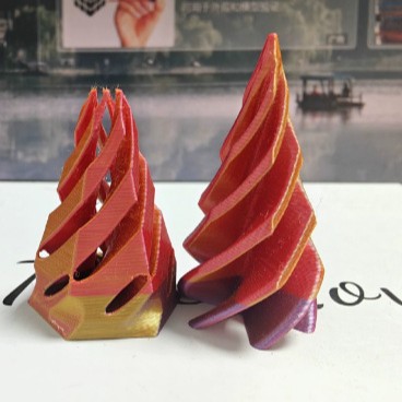 육각형 탑 레드, 골드, 퍼플 3가지 색상