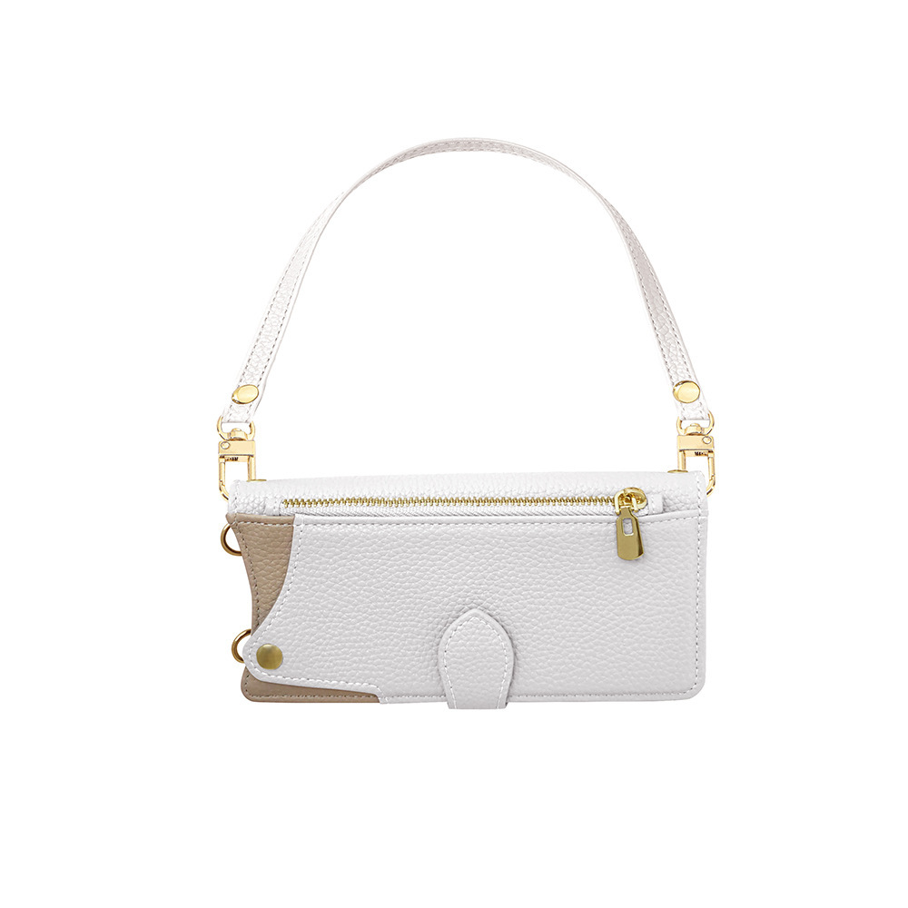 iPhone Air フリップカバー携帯電話ケース、Apple 16、15 Pro、リストストラップ付き、12 ショルダー携帯電話ケース、13 に適用