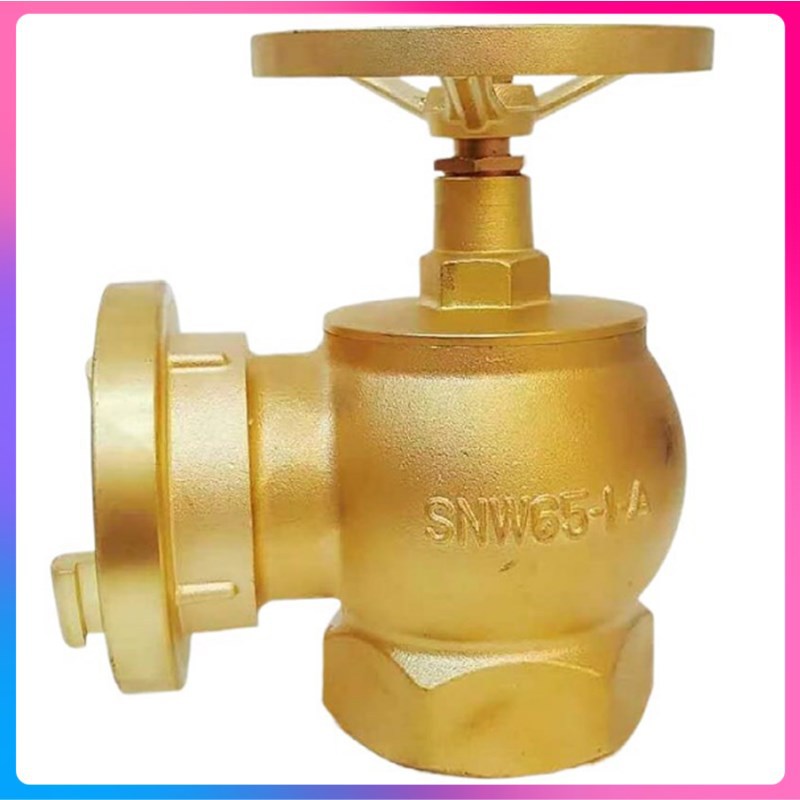 闽山室内栓SN65旋转减压稳压栓65全铜消火栓65铜直流水枪铜接扣65