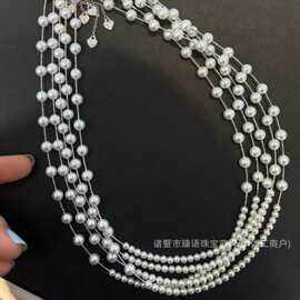 3-5mm通体纯银满天星微笑脸流畅微笑弧可抽拉碎钻爱心纯银尾链