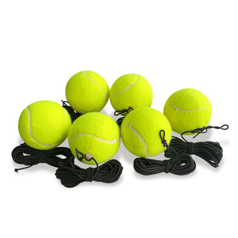 Factory wholesale with rope training tennis single training 1.3 meters high elastic fitness with line rubber ball throw ball